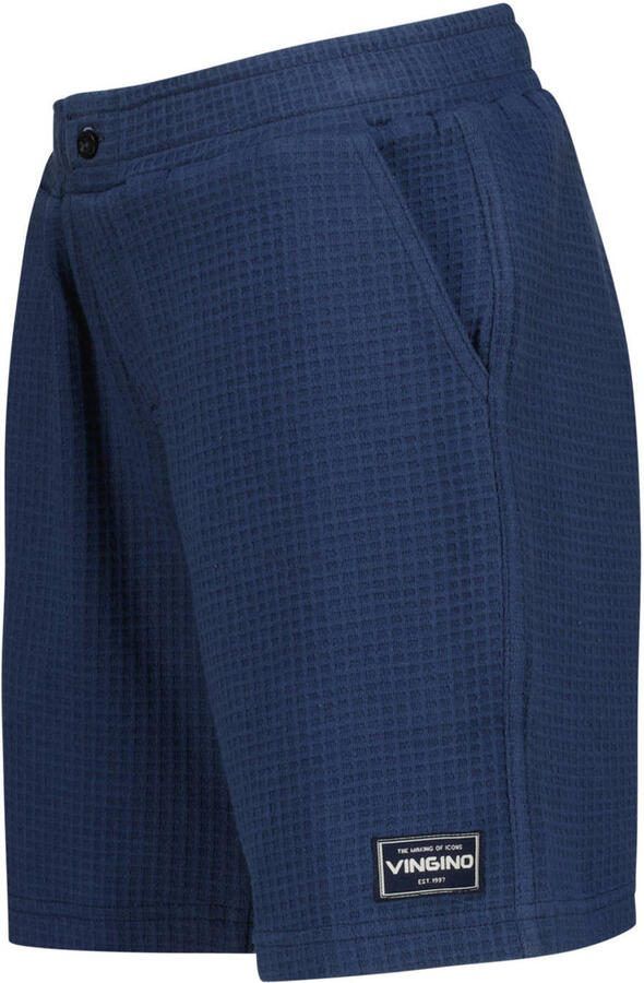Vingino relaxed sweatshort donkerblauw Korte broek Jongens Katoen Effen - Foto 2