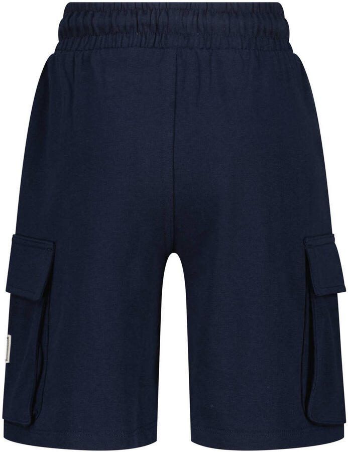 Vingino relaxed sweatshort donkerblauw Korte broek Effen
