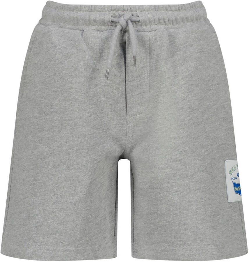 Vingino relaxed sweatshort grijs melange
