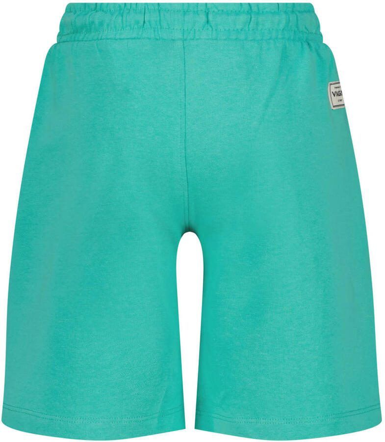 Vingino relaxed sweatshort turquoise Korte broek Blauw Printopdruk - Foto 2