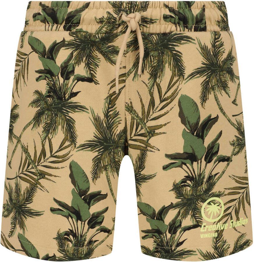 Vingino relaxed sweatshort zand Korte broek Beige Blad
