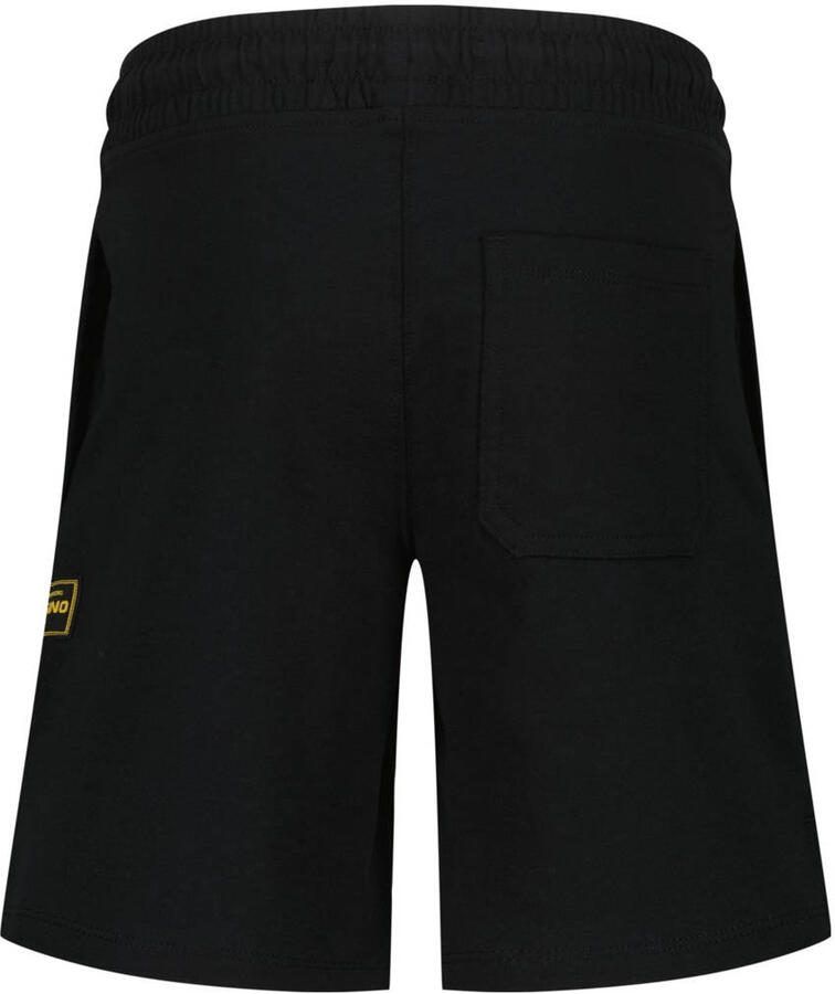Vingino relaxed sweatshort zwart Korte broek Logo