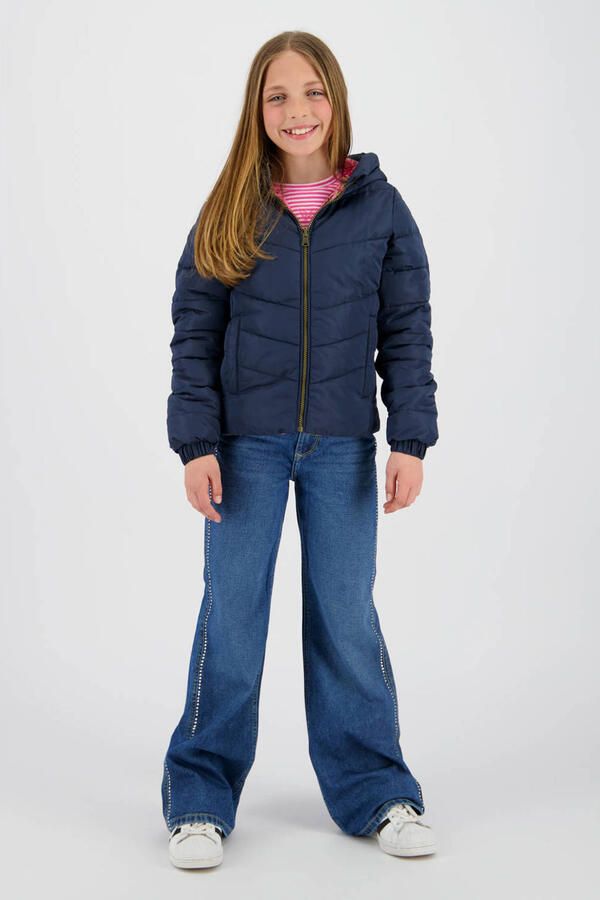 Vingino reversible jas donkerblauw