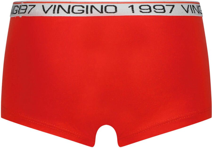 Vingino short rood zwart bruin (set van 3) - Foto 2