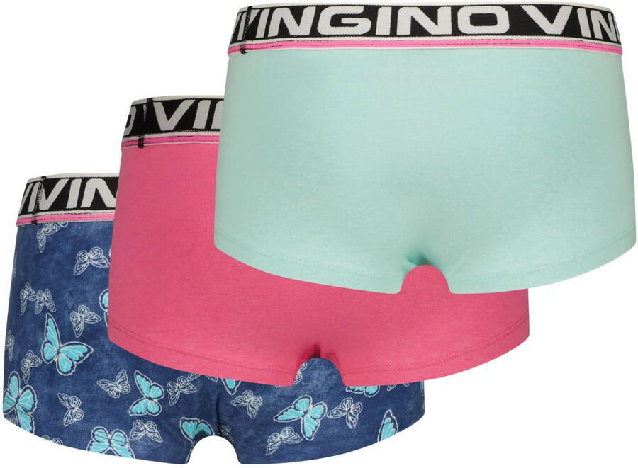 Vingino short roze blauw mintgroen (set van 3) - Foto 2