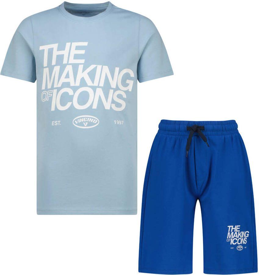 Vingino shortama lichtblauw blauw