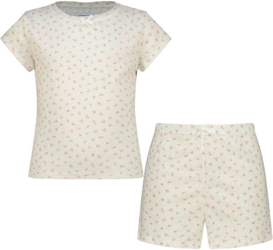 Vingino shortama wit roze