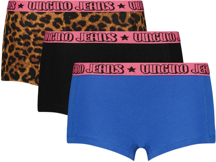 Vingino shorts met print (set van 3)