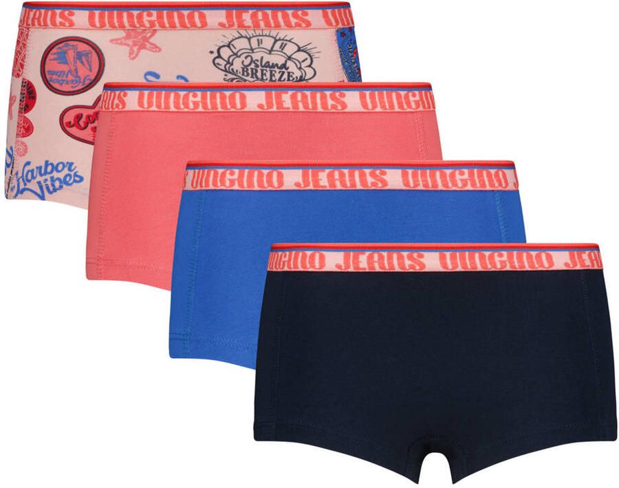 Vingino shorts met print (set van 4)