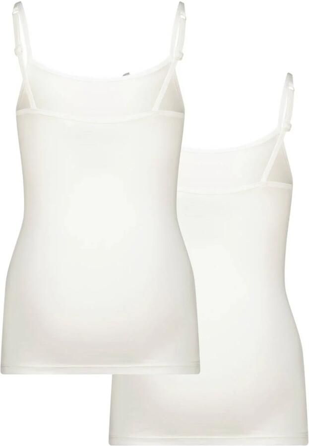 VINGINO Meisjes Nachtkleding Girls Singlet 2 Pack Wit - Foto 3