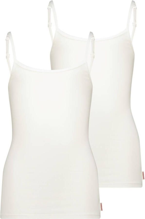 VINGINO Meisjes Nachtkleding Girls Singlet 2 Pack Wit - Foto 5