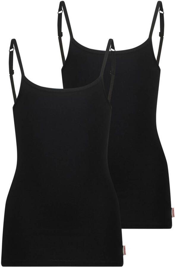 VINGINO Meisjes Nachtkleding Girls Singlet 2 Pack Zwart - Foto 5