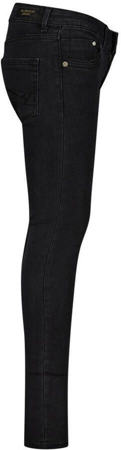 VINGINO skinny jeans BERNICE black Zwart Meisjes Stretchdenim Effen 104