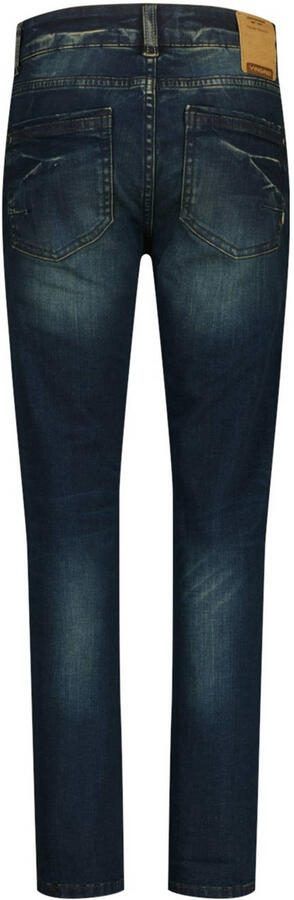 Vingino skinny jeans dark blue denim Blauw Jongens Katoen Effen - Foto 2