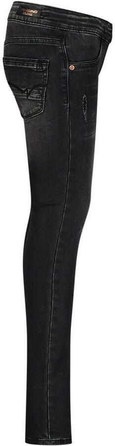VINGINO skinny jegging BRACHA black vintage Jeans Zwart Meisjes Stretchdenim 164 - Foto 2