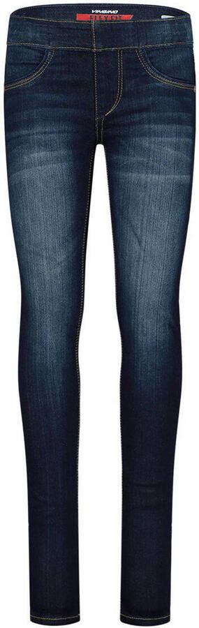 VINGINO skinny jegging BRACHA dark vintage Jeans Blauw Meisjes Stretchdenim 152