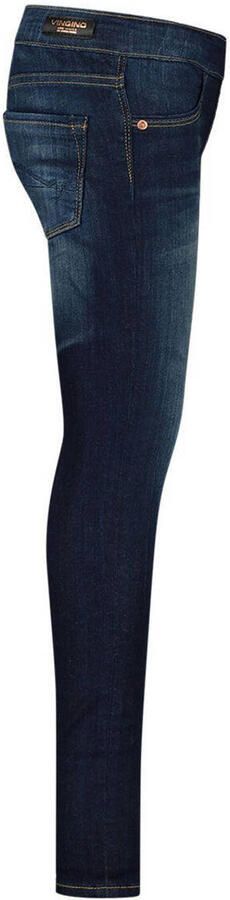 VINGINO skinny jegging BRACHA dark vintage Jeans Blauw Meisjes Stretchdenim 152 - Foto 2