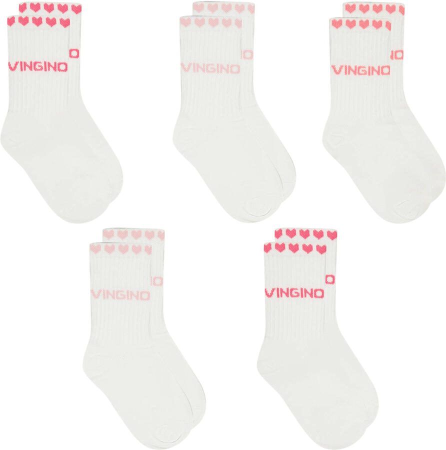 Vingino sokken wit multicolor (set van 5) - Foto 2