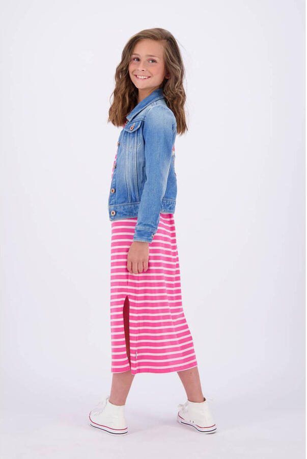 VINGINO spijkerjas TROPICANA blue vintage Blauw Meisjes Denim Ronde hals 164 - Foto 3