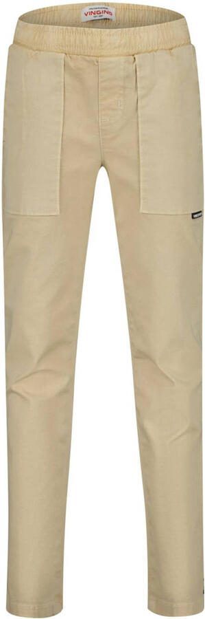 Vingino straight casual broek beige