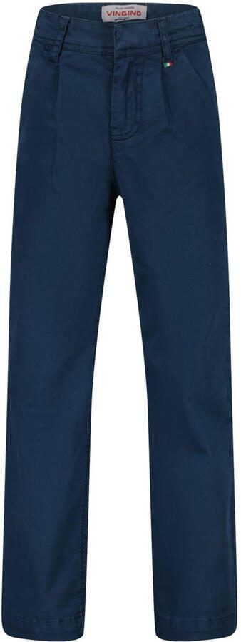 Vingino straight casual broek donkerblauw