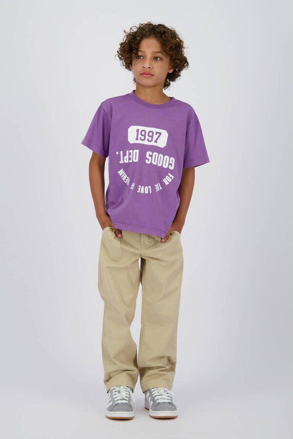 Vingino straight casual broek zand