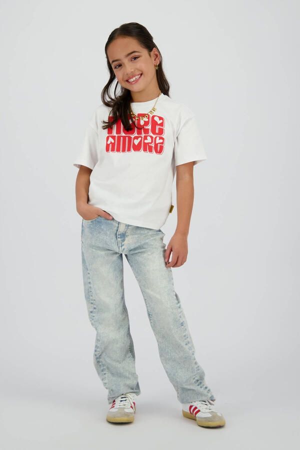 Vingino straight fit jeans light blue denim