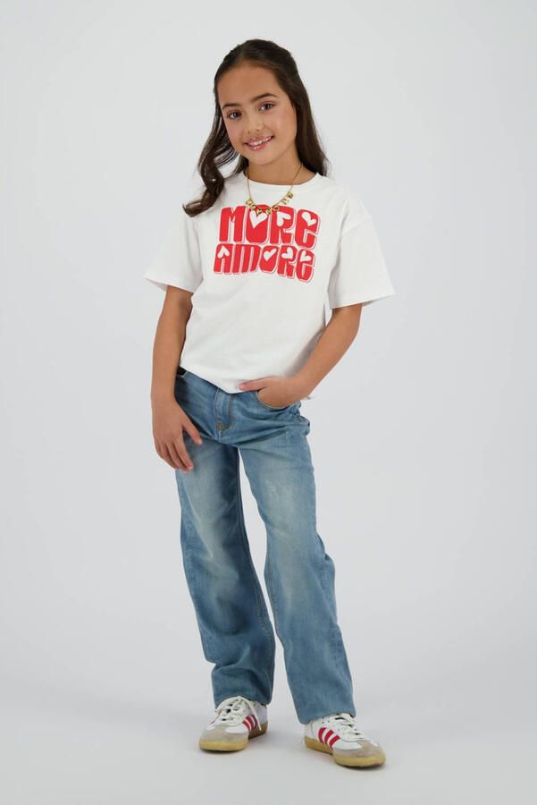 Vingino straight fit jeans medium blue denim