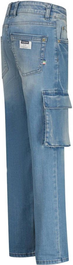 Vingino straight leg cargo jeans light blue denim - Foto 3