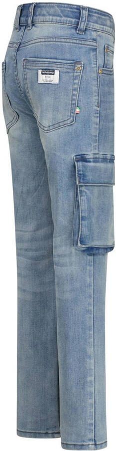 Vingino straight leg cargo jeans medium blue denim - Foto 3