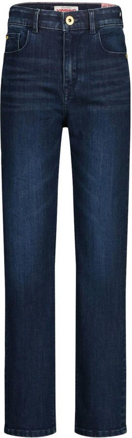 Vingino straight leg jeans dark blue denim