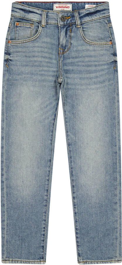 Vingino straight leg jeans light blue denim