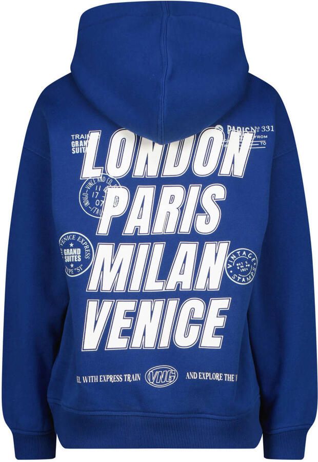 Vingino sweat hoodie met logo blauw - Foto 2