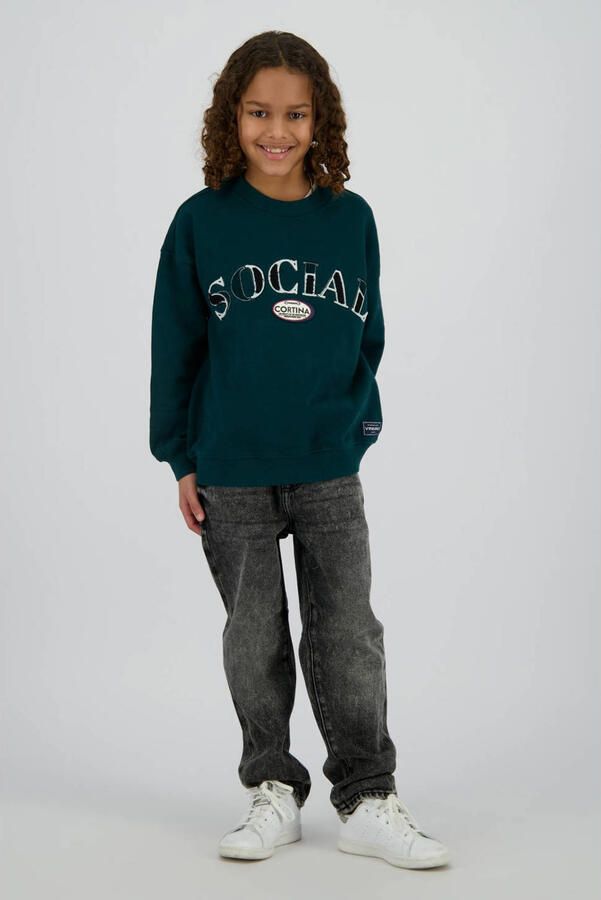 Vingino sweater donkergroen