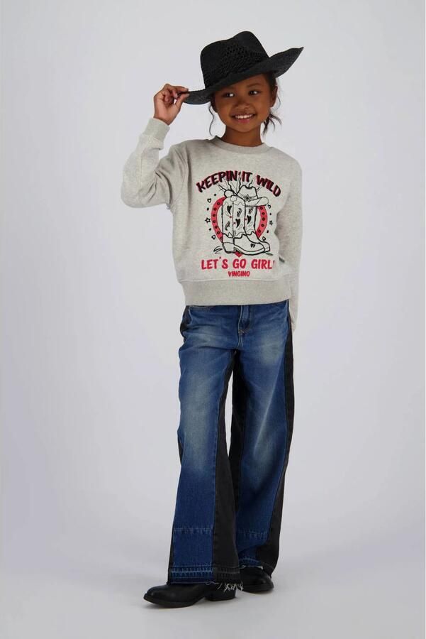 VINGINO Meisjes Truien & Vesten Noah Lichtgrijs - Foto 5