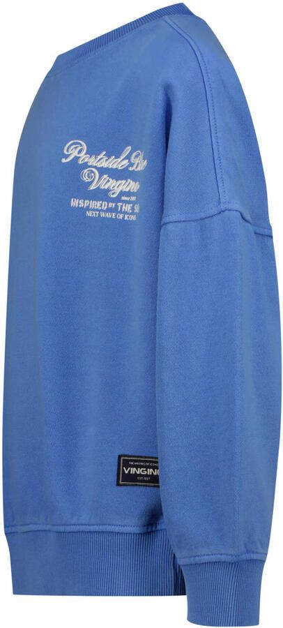 Vingino sweater met backprint blauw - Foto 2