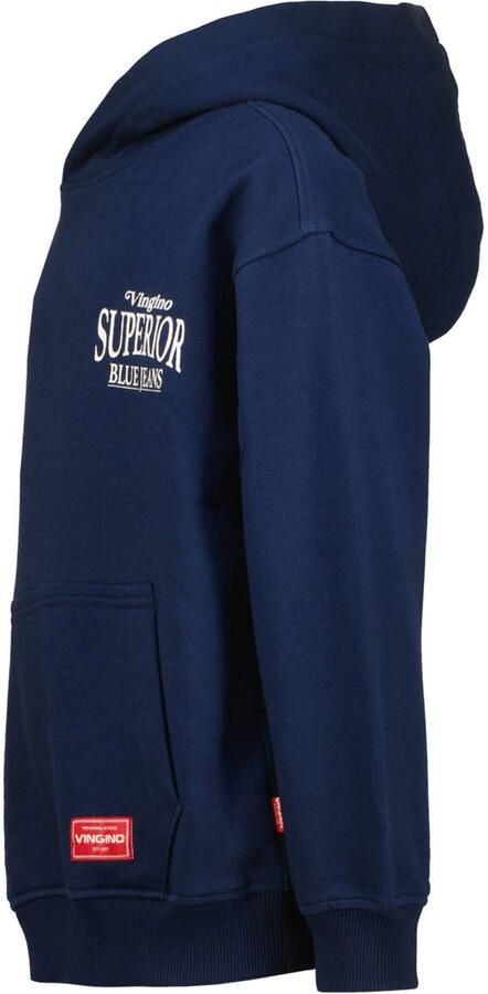 Vingino sweater met backprint donkerblauw - Foto 3