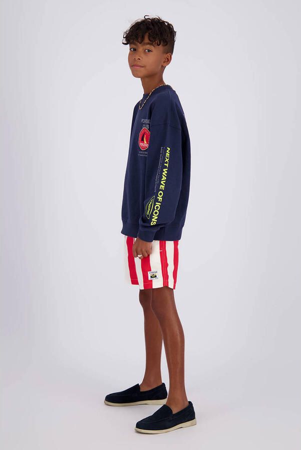 Vingino sweater met backprint donkerblauw - Foto 3