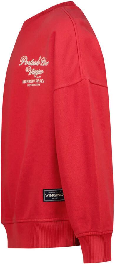 Vingino sweater met backprint rood - Foto 3