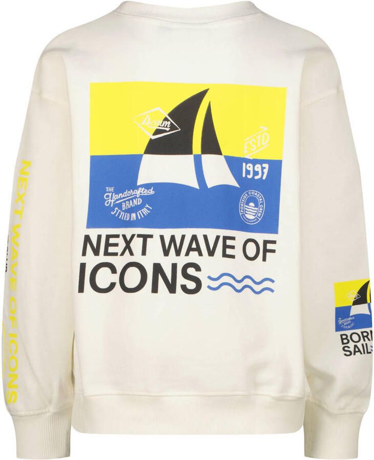Vingino sweater met backprint wit - Foto 2