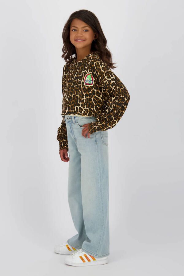 Vingino sweater met panterprint bruin - Foto 2