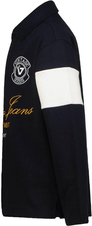 Vingino sweater met print donkerblauw wit - Foto 2