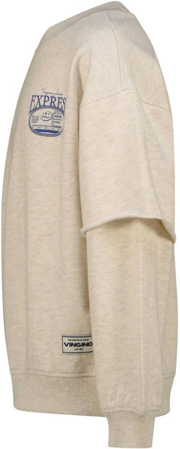 Vingino sweater met print ecru - Foto 3