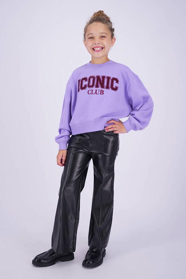 Vingino sweater met tekst lila