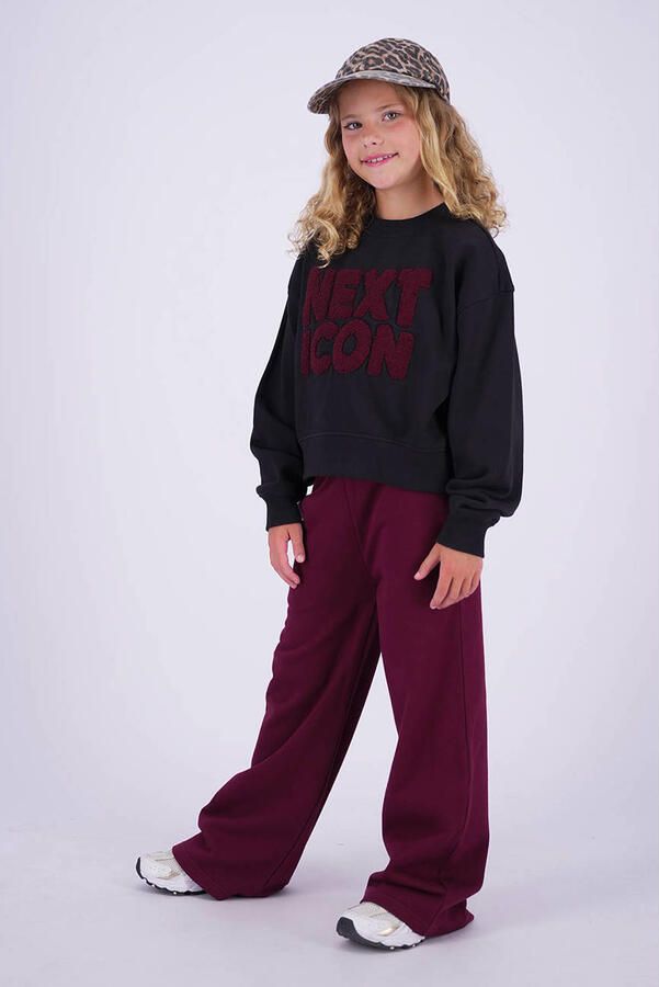 Vingino sweater met tekst zwart
