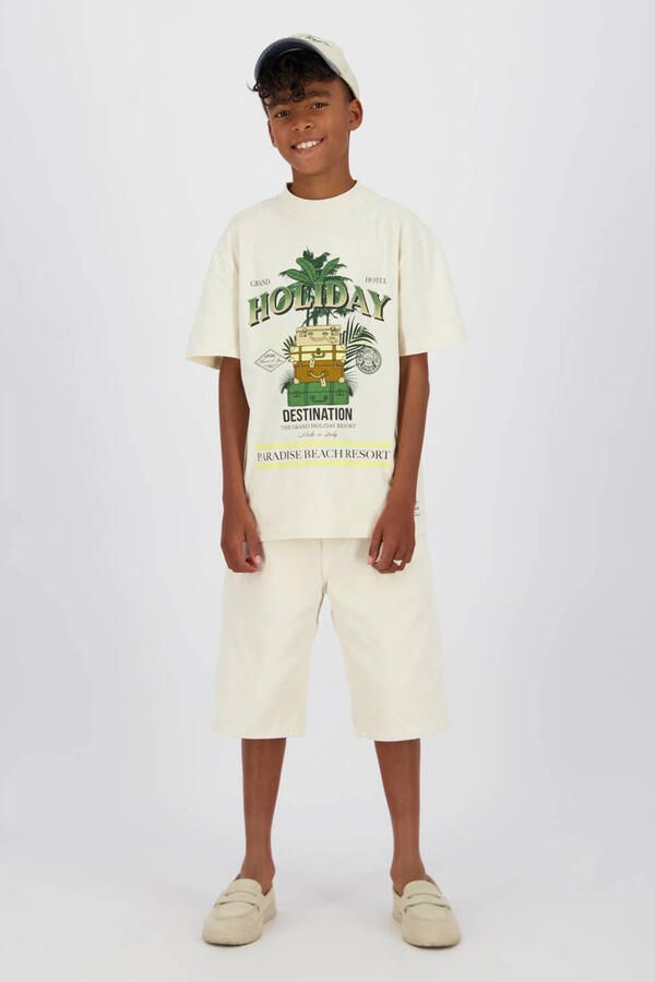 VINGINO Jongens Polo's & T-shirts Heid Ecru - Foto 3