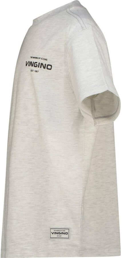 VINGINO Jongens Polo's & T-shirts Basic Oversized Lichtgrijs - Foto 4