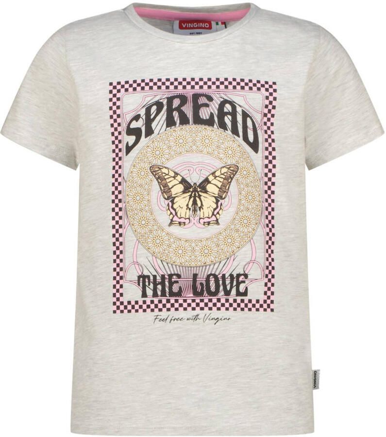 Vingino T-shirt grijs melange