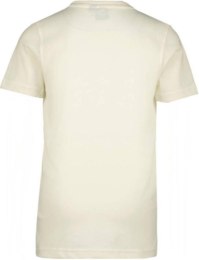 VINGINO T-shirt HILANO met printopdruk offwhite Wit Jongens Katoen Ronde hals 104
