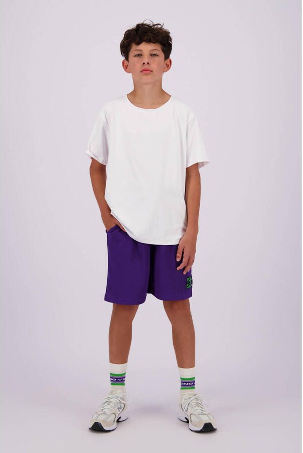 VINGINO T-shirt Hit met backprint wit Jongens Polyester Ronde hals Backprint 104